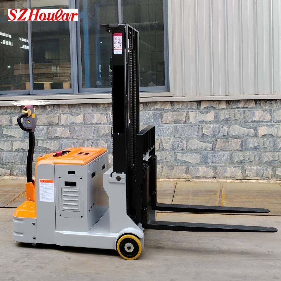 新一代0.5T/1.0T/1.2T/1.6T平衡重式叉车高效全电动步行式堆垛车