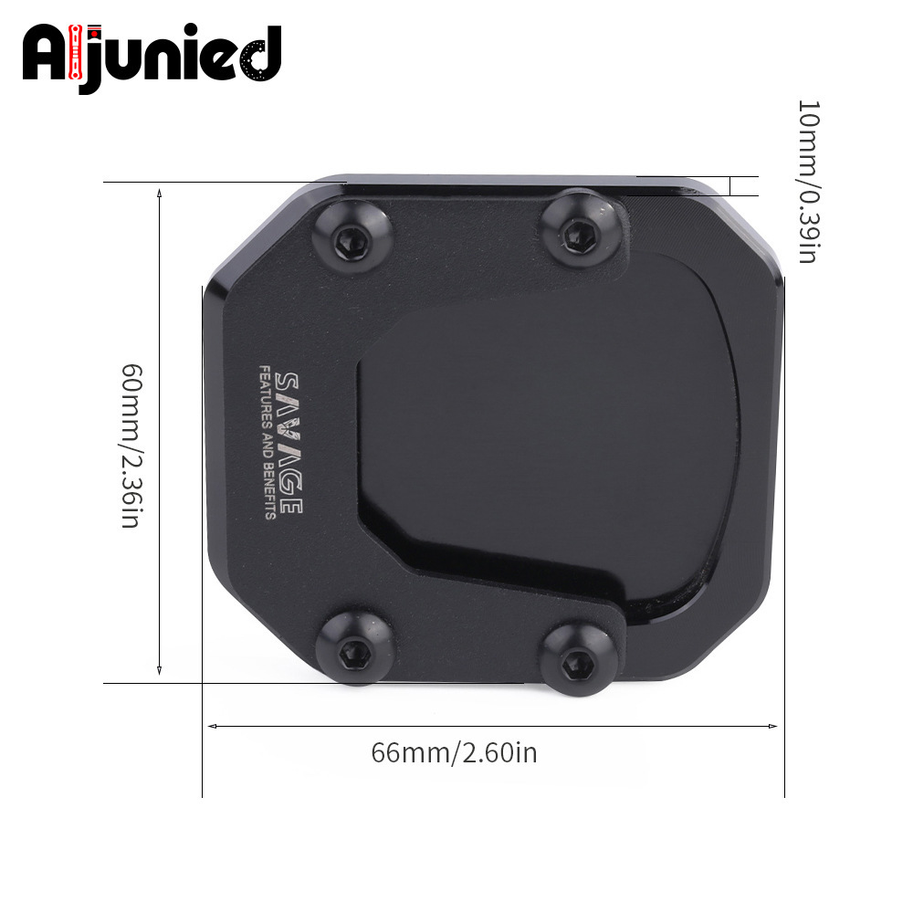 适用本田CB750 XL750单支架底盘改装边撑加大座脚撑脚蹬配件