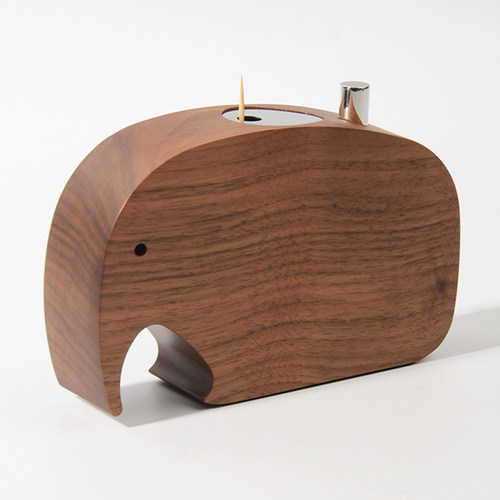 胡桃木oakliving大象造型