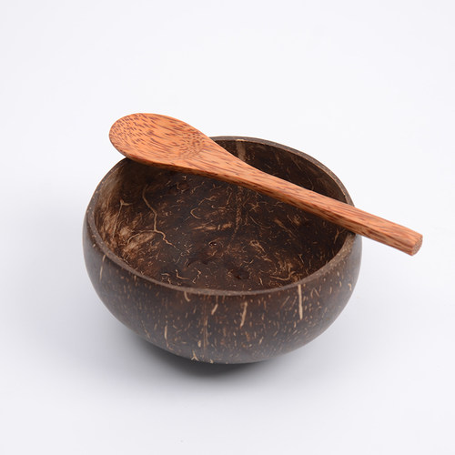 oakliving酸奶椰壳碗ins风纯天然椰壳酸奶甜品碗家用沙拉碗餐碗