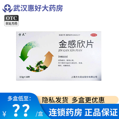 方大 金感欣片 0.5g*10片/盒