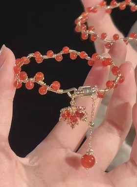 2025年新款手链国风复古轻奢女生小众设计感手链送闺蜜礼物潮新