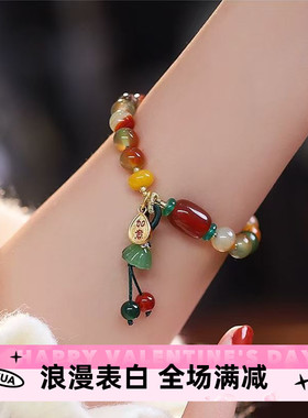 ins小红书小众设计闺蜜国风琉璃手串拿货手链百搭高级感手链女