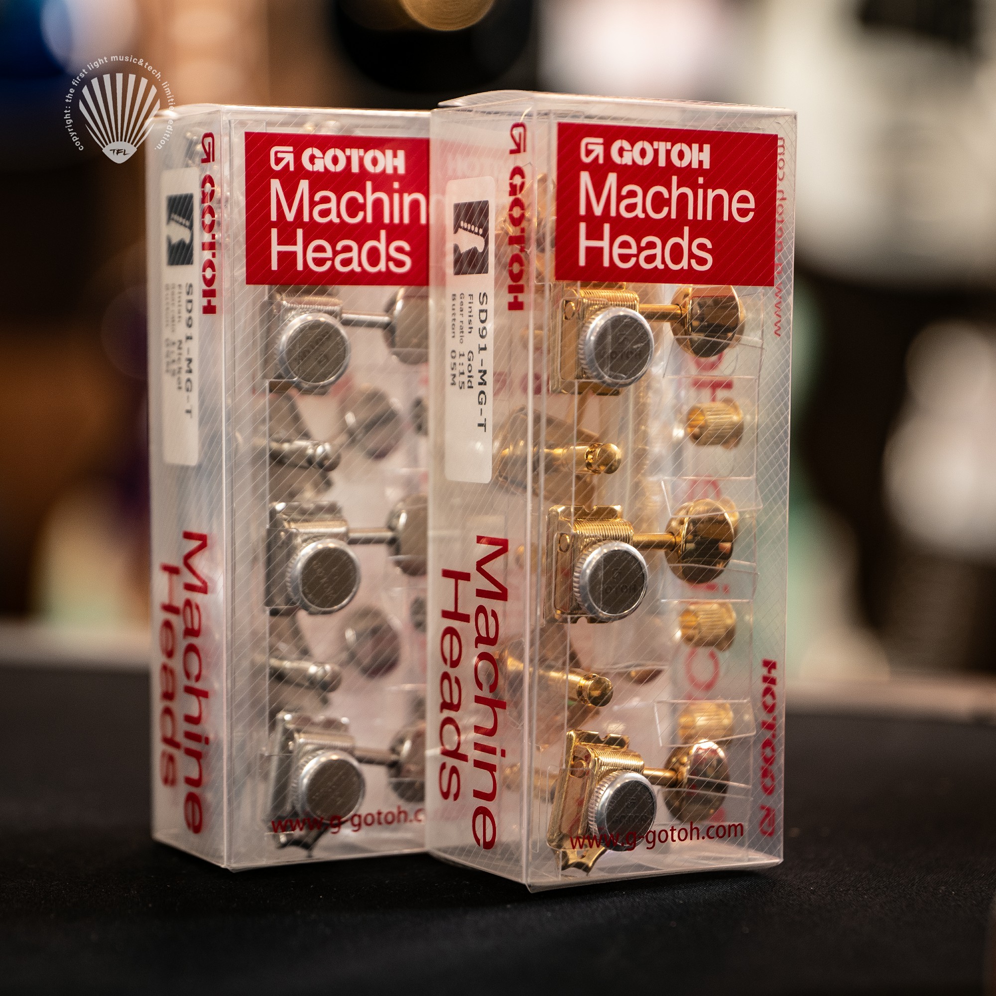 Gotoh电吉他弦钮复古自锁