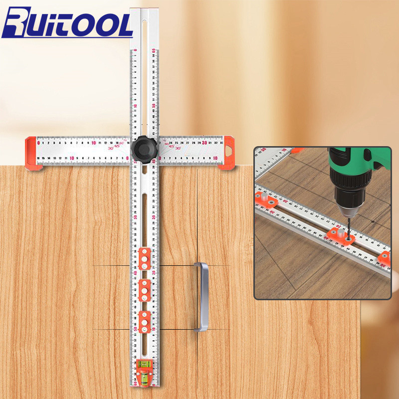 丁字尺万能角度尺水平定位打孔尺
