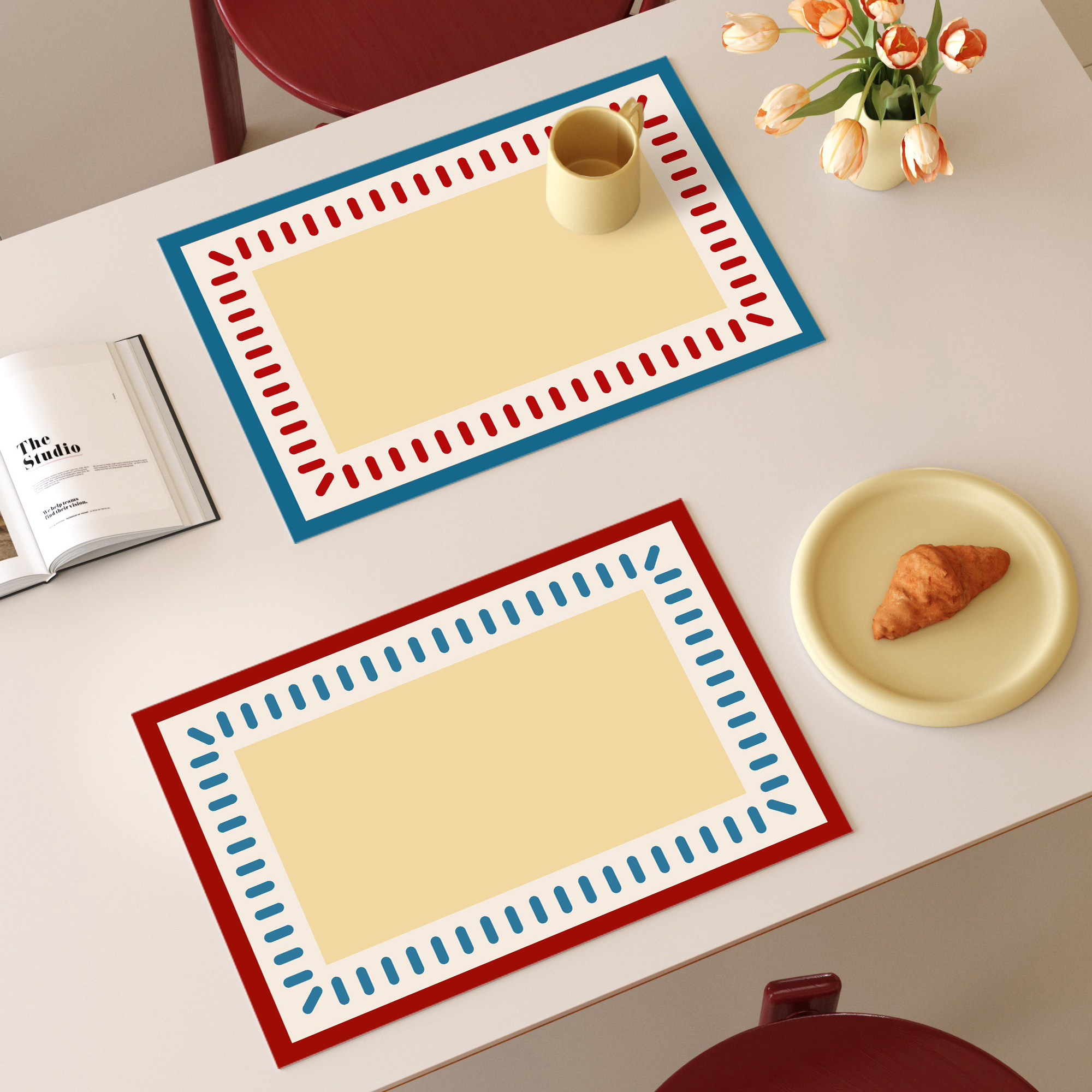 多巴胺餐垫隔热垫防水防油免洗桌面保护垫高级感餐桌隔热防烫垫子,居家布艺,桌布,淘宝优惠券,粉丝福利购,淘宝优惠卷