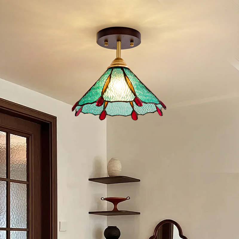 唐伦全铜中古风过道灯复古怀旧