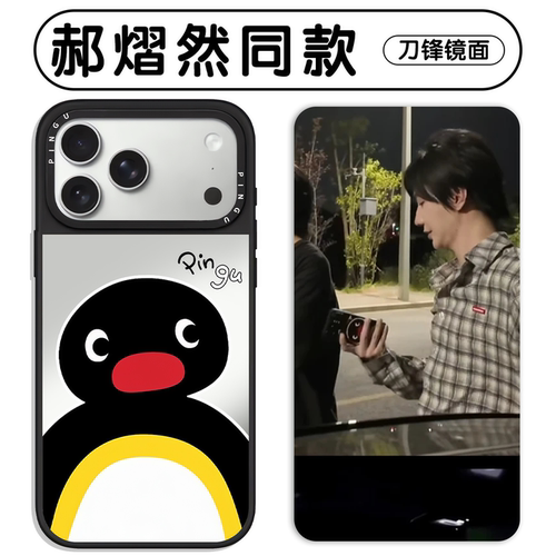 郝熠然同款手机壳去哪鹅镜面壳