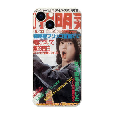 中森明菜昭和美女亲肤软壳