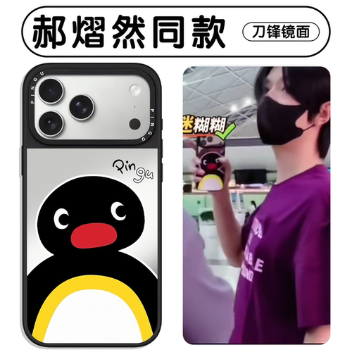 郝熠然同款手机壳去哪鹅镜面壳
