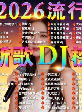 2026新款车载u盘歌曲抖音流行DJ中文无损经典重低音嗨曲优盘