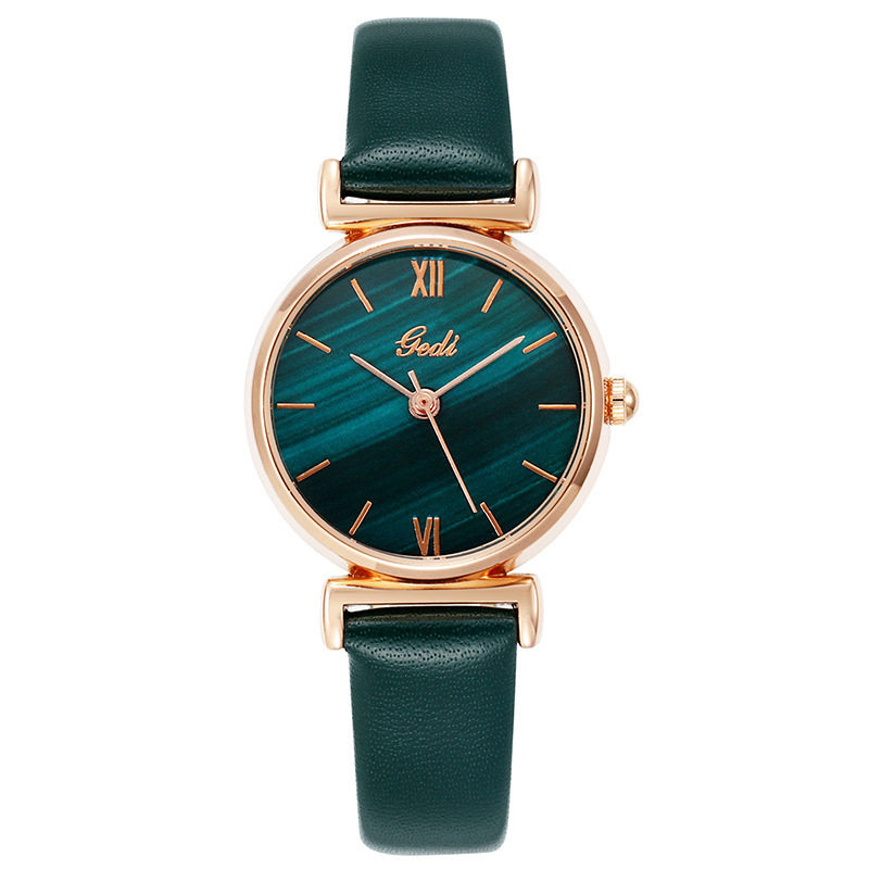 gedi歌迪网红爆款女士自留韩版星空石英表校园女学生防水皮带手表