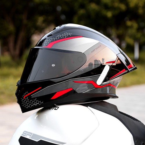 ILM摩托车仿赛新款头盔大尾翼