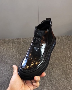 加绒236 欧若风商务男鞋 一脚蹬休闲英伦布洛克皮鞋 广州欧货男士