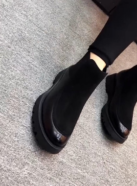 1383广州秋冬潮流时尚头层牛皮休闲新款高帮男士黑色鞋休闲男皮鞋