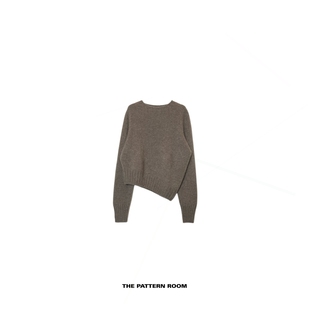 工作室原创The pattern room |定染羊绒毛非常规基础软解构斜摆