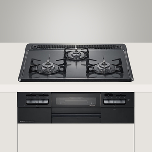 日本NORITZ/能率燃气灶METAL嵌入三眼灶燃气灶具带烤箱天然气