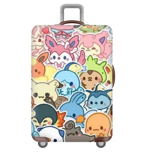 KTT45卡通弹力箱套拉杆箱旅行旅游登机行李皮箱保护罩防尘袋耐磨