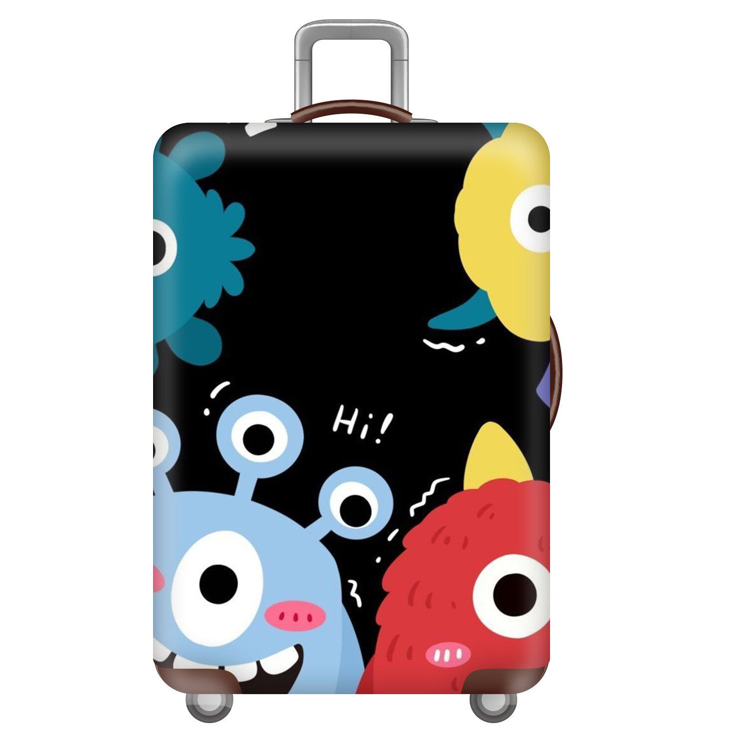 怪物乐园弹力箱套拉杆箱旅行旅游登机行李皮箱保护罩防尘袋耐磨