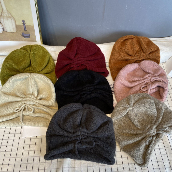 2.27现货羊毛混纺毛线堆堆帽女韩国进口代购复古文艺保暖包头帽,服饰配件/皮带/帽子/围巾,帽子,淘宝优惠券,粉丝福利购,淘宝优惠卷