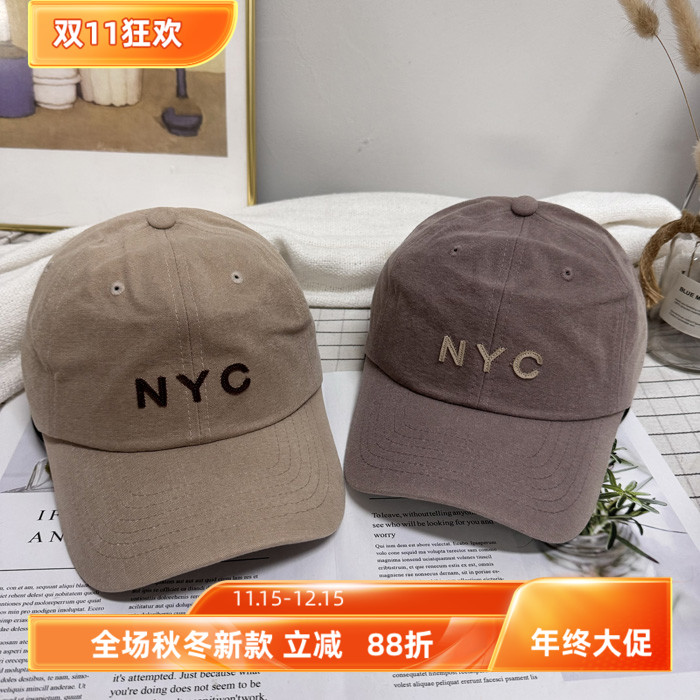 韩国代购刺绣字母棒球帽