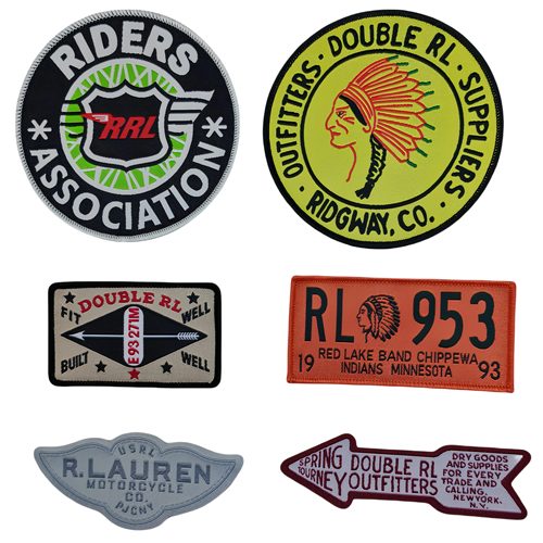 RRL POLO经典布章布贴布标徽章臂章补丁带背胶 美式复古个性DIY