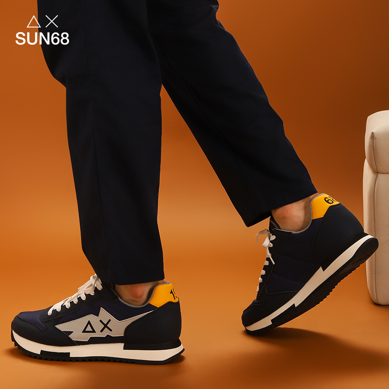 SUN68意大利时尚休闲男鞋秋冬