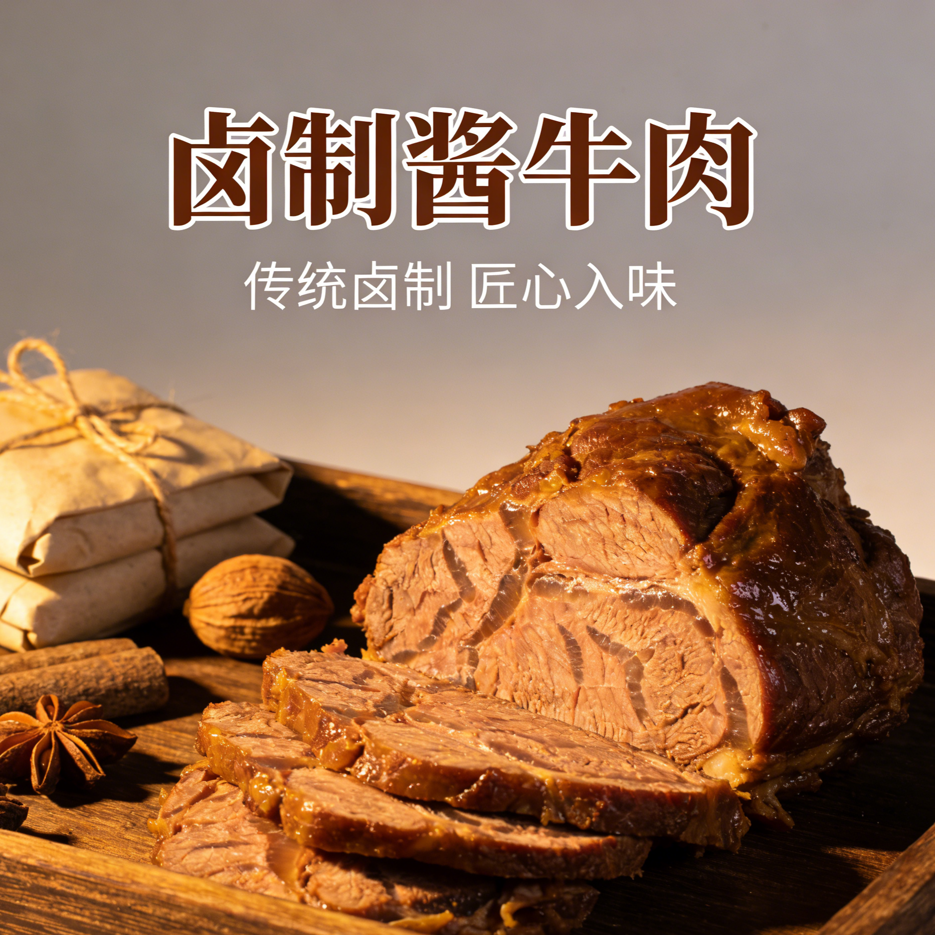 内蒙古酱牛肉特产即食卤牛肉熟食真空小包装五香健身开袋即食