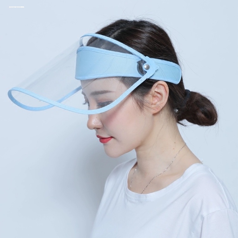 防护面罩护眼防飞沫高清透明全脸双面防雾面屏炒菜做饭防油溅油烟