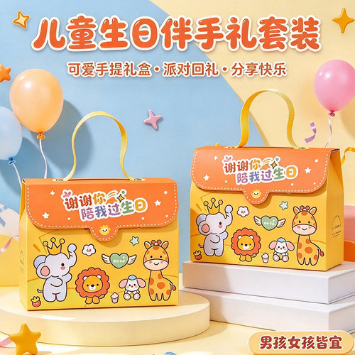 幼儿园生日伴手礼送全班分享小朋友儿童礼物礼包学生派对礼盒礼品