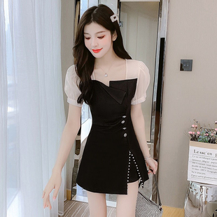 足疗衣服高端spa足浴女技师工作服夜总店连衣裙气质套装性感女装