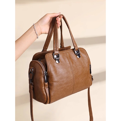 法国CaringKleing2025新款妈妈女包大容量波士顿枕头包休闲斜挎包