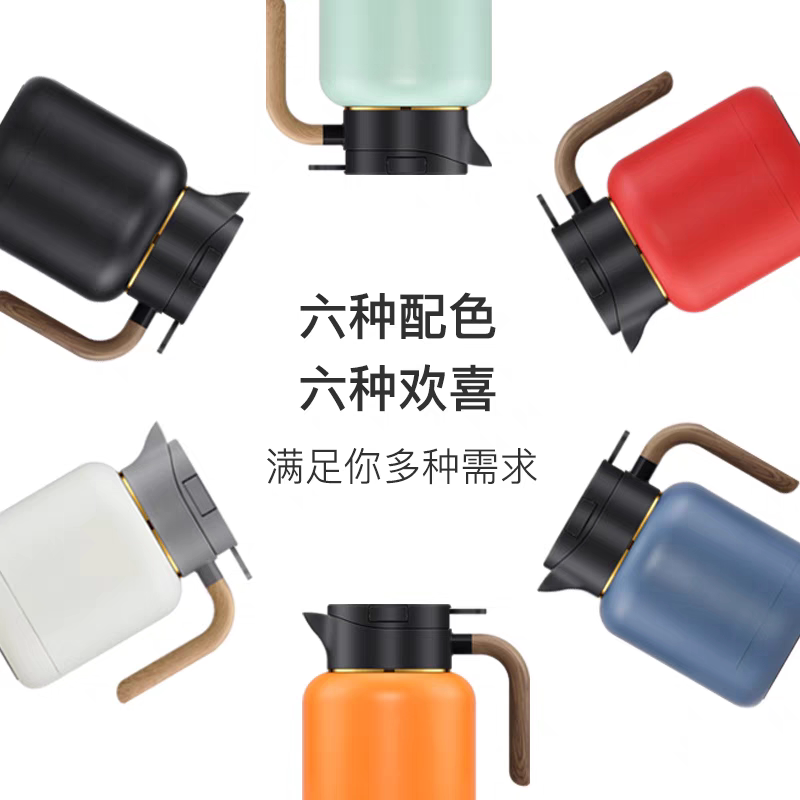 尚明焖茶壶温显保温壶瓷化胆焖茶壶老白茶泡茶壶1500ml