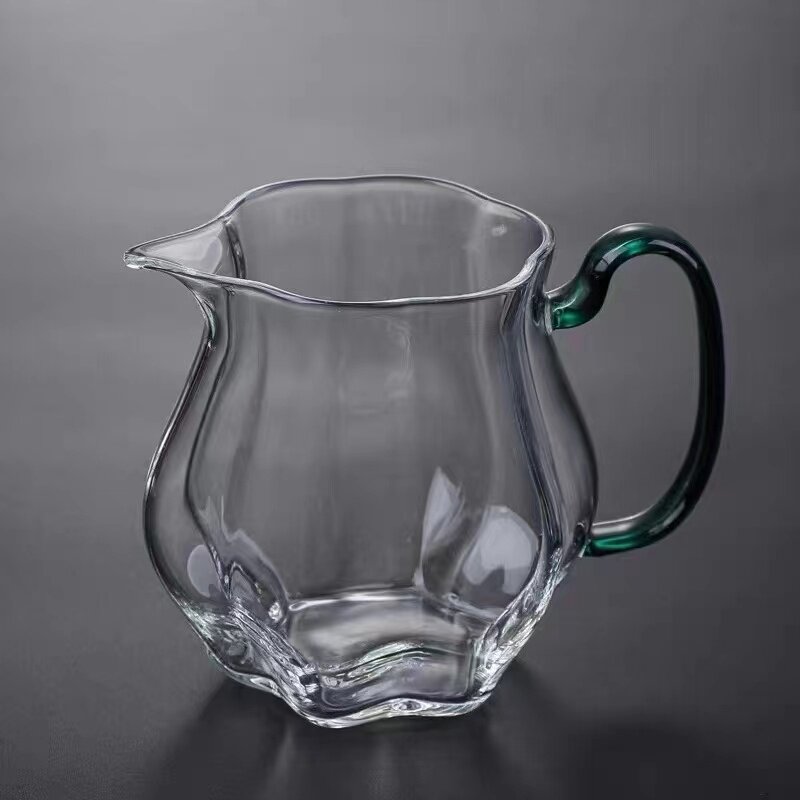 双越茗器玻璃公杯百财公道杯分茶器高硼硅耐热玻璃220ml