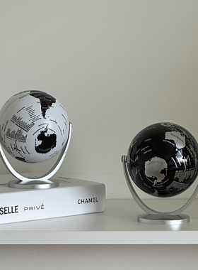 高端桌面装饰地球仪模型装饰摆件小号桌面书房办公室创意装饰品