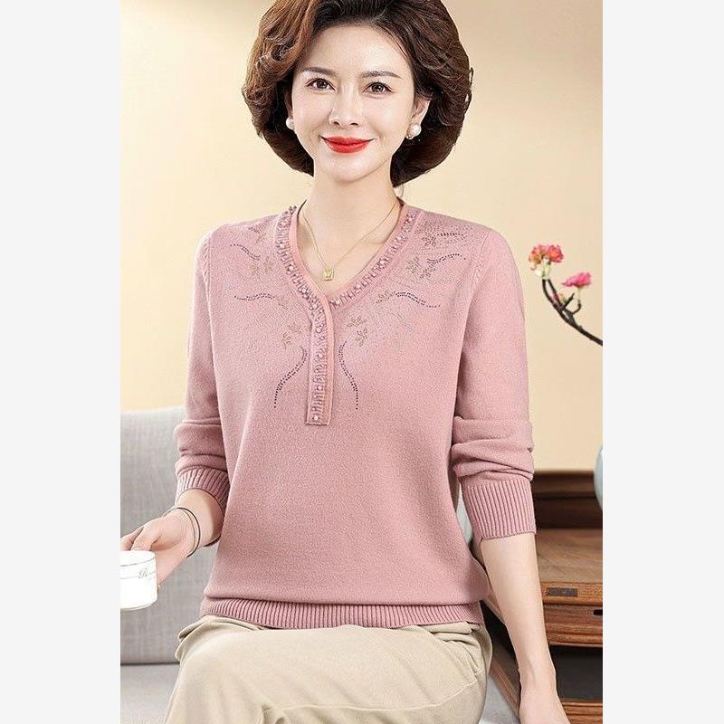 中老年新款女装妈妈秋冬