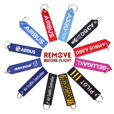 速卖通亚马逊热销Boeing波音刺绣钥匙扣AIRBUSA320时尚钥匙链