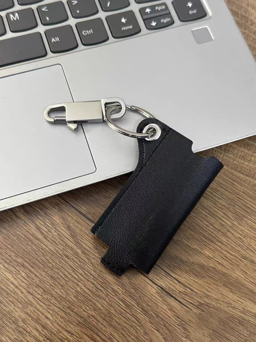 ro风火机皮套铜扣男女暗黑先锋锁扣真皮挂件高级感小众包挂钥匙扣