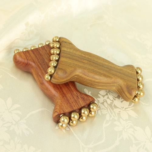 黄铜金珠樽面部按摩器