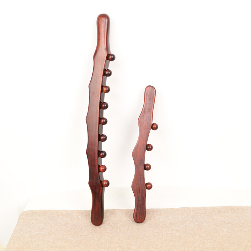 天然紫檀擀筋棒全身通用按摩棒