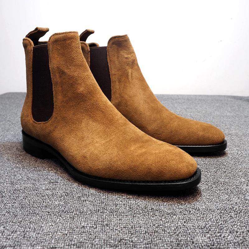 Martin Chelsea Boots For Men Winter Walking Shoes 39-48男靴