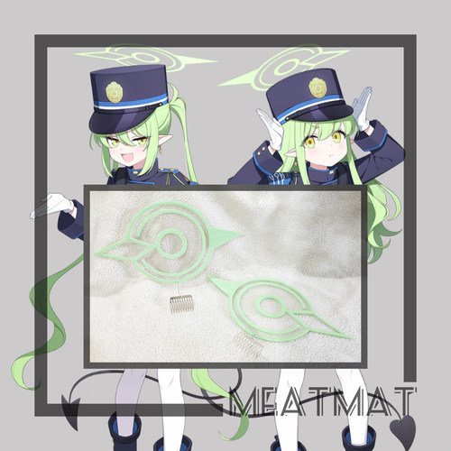 碧蓝档案铁道双子希望光明cos