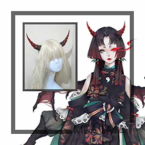 阴阳师紫裘碧染吸血姬头饰