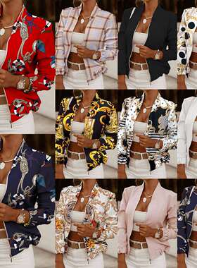 2024eBay新款拉链装饰长袖开衫外套小外套women clothes