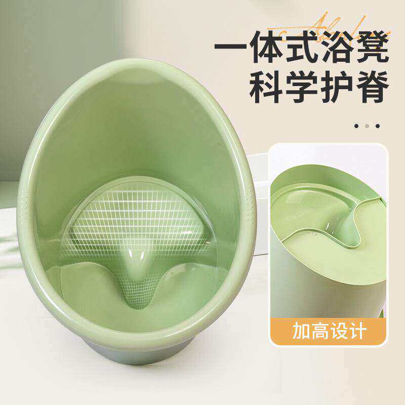 四季儿童洗澡桶宝宝泡澡桶婴儿可坐浴桶浴盆家用小孩游泳澡盆