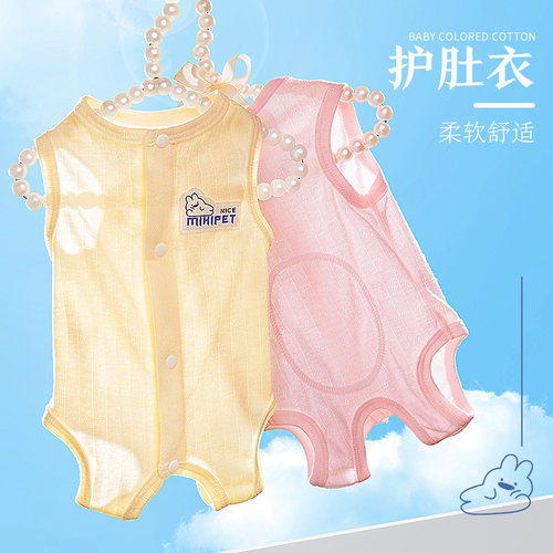 猫咪衣服包肚护肚家居绝育服