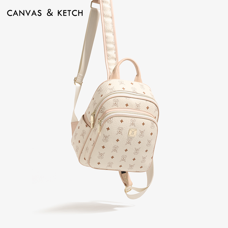 官网CANVAS&KETCH书包双肩包女2025新款旅游轻便上班通勤旅行背包