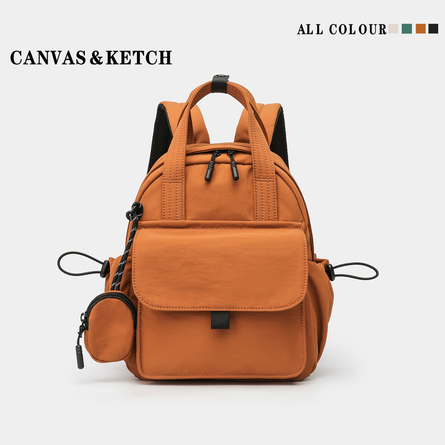 轻便乖巧小双肩包包女包小众设计款小手提双肩背包百搭防水时尚潮