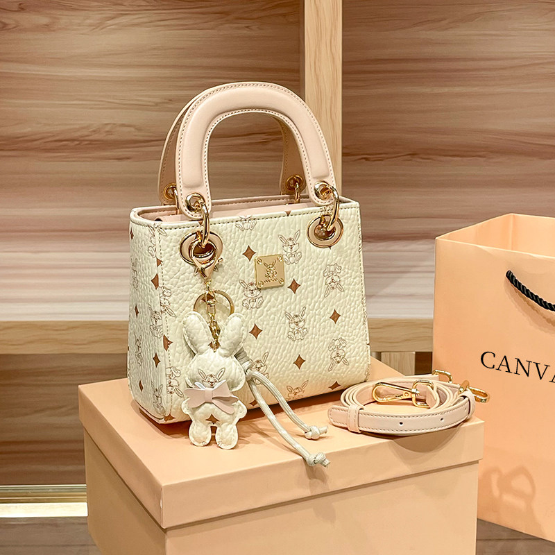 高级感轻奢小众包包女式2026新款时尚百搭戴妃包手提包单肩斜挎包