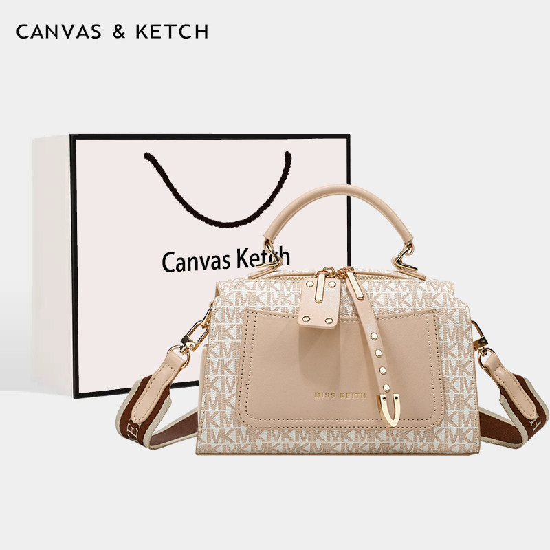 CANVAS&KETCH波士顿枕头包女2026新款斜挎包夏天高级感手提小包